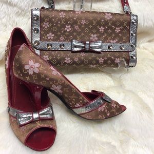 Louis Vuitton Limited Edition Clutch and Shoes